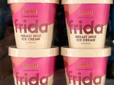 Lanzan un helado con sabor a leche materna