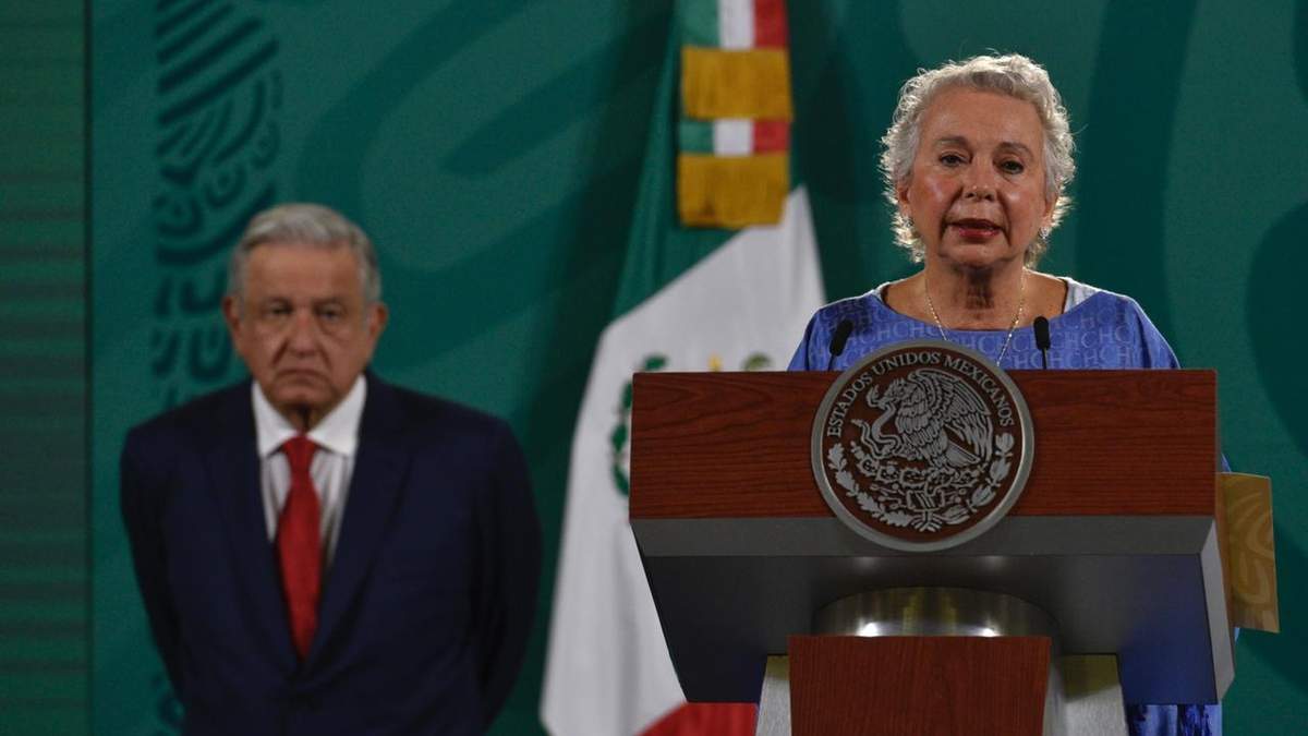 La secretaria de Gobernación, Olga Sánchez Cordero