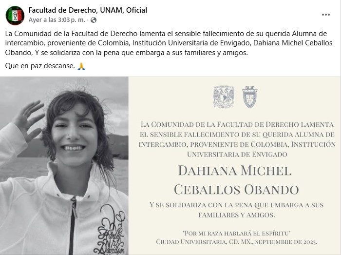 comunicado de la UNAM