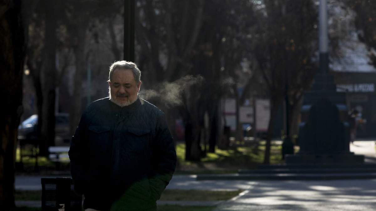 Frío en Neuquén. Fuente: (Emiliano Ortiz)