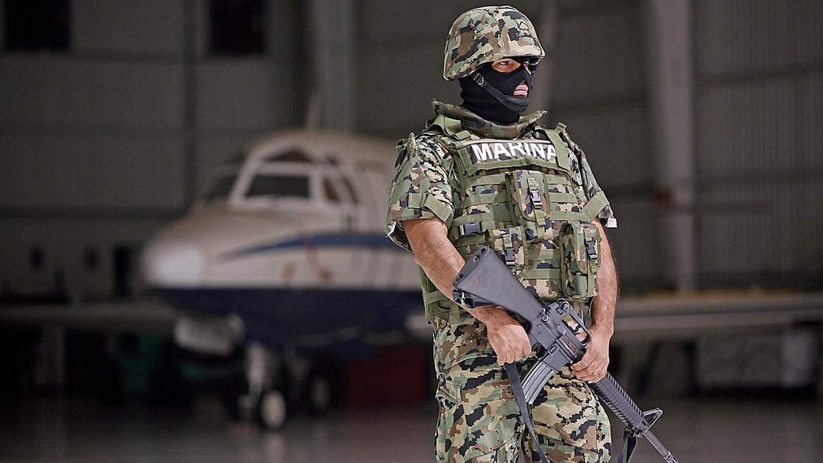 Un elemento de la Secretaría de Marina