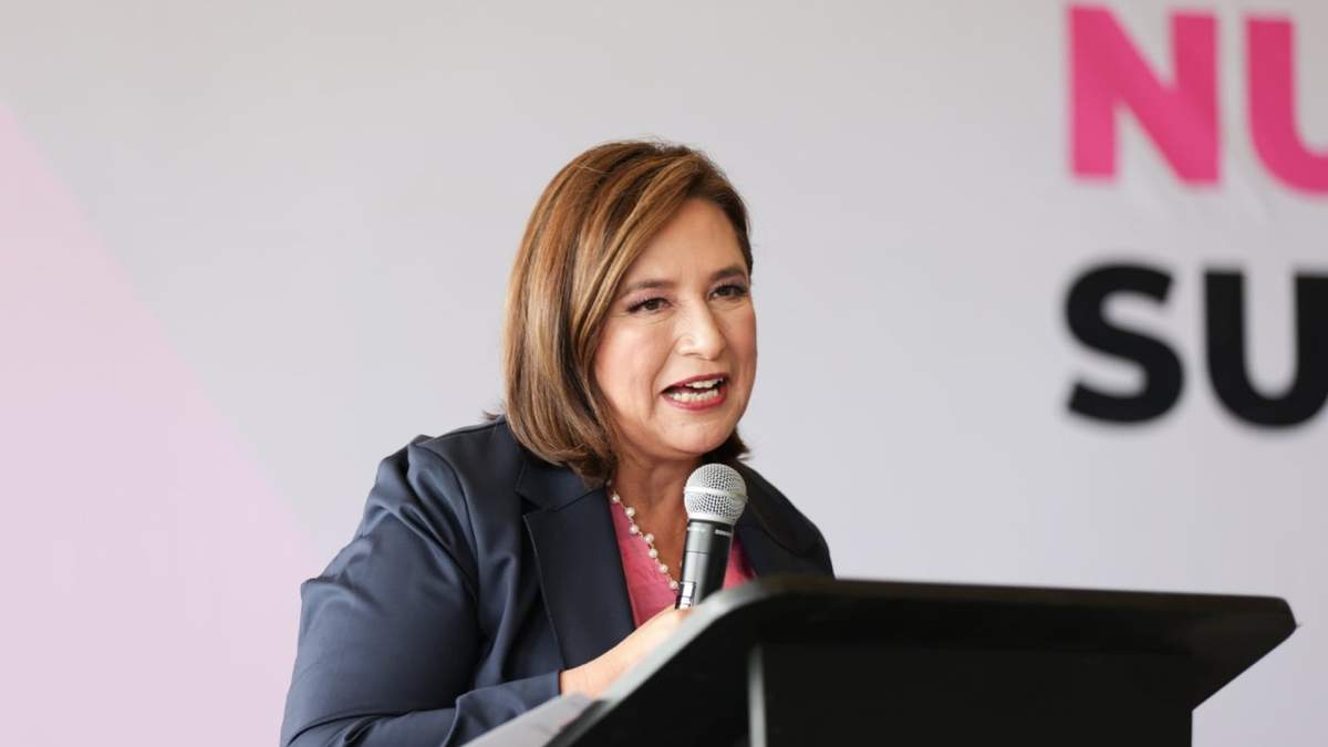 La candidata presidencial panista Xóchitl Gálvez