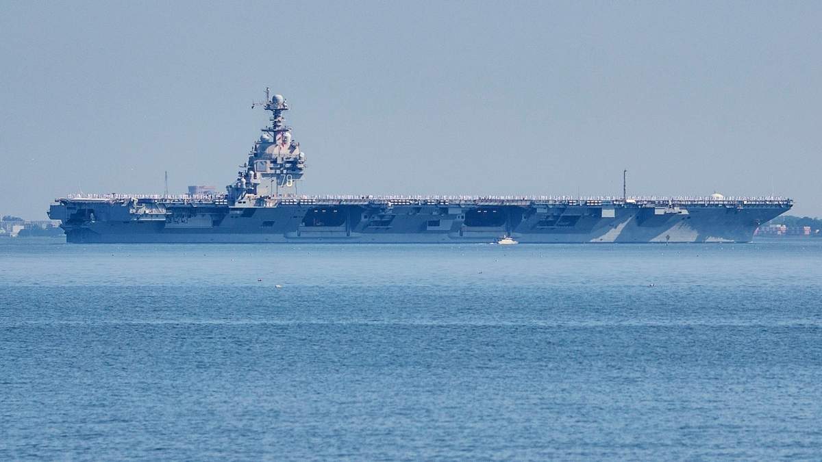 El portaaviones USS Gerald R. Ford