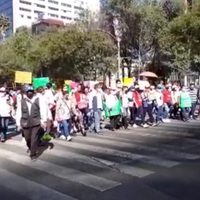 Comerciantes marchan en la CDMX: exigen liberación de Diana Sánchez Barrios