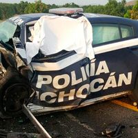 Van 6 muertos por percance de patrulla de la Policía Michoacana