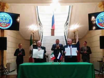 México y Rusia firman Acuerdo de Cooperación Espacial con fines pacíficos