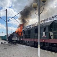 Drones rusos atacan estación de tren en Ucrania; dejan al menos un muerto y decenas de heridos