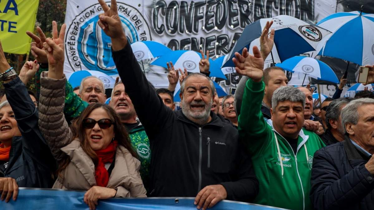 La CGT buscará frenar la Ley de Bases en el Senado. Fuente: (Twitter)