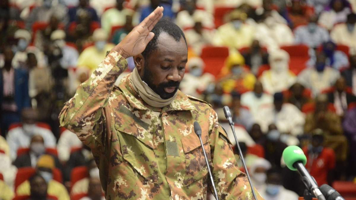 Assimi Goita, presidente interino de Mali. Fuente: (Twitter)