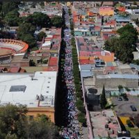 Megamarcha en Tlaxcala: miles salen a las calles y entregan pliego petitorio a la gobernadora