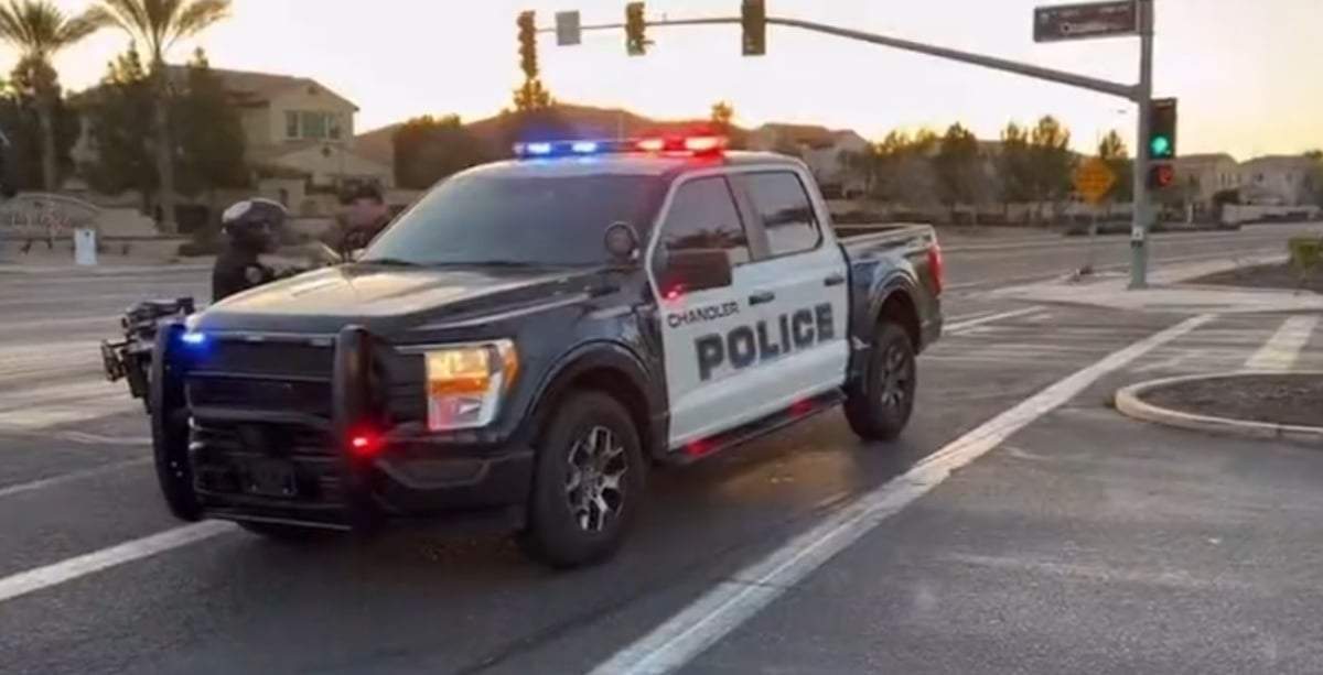 Policías en la zona del tiroteo