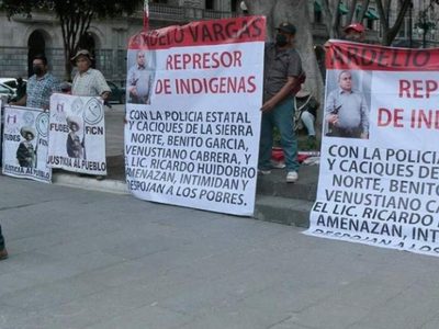 Denuncian campesinos de Pantepec represión dirigida por Ardelio Vargas Fosado