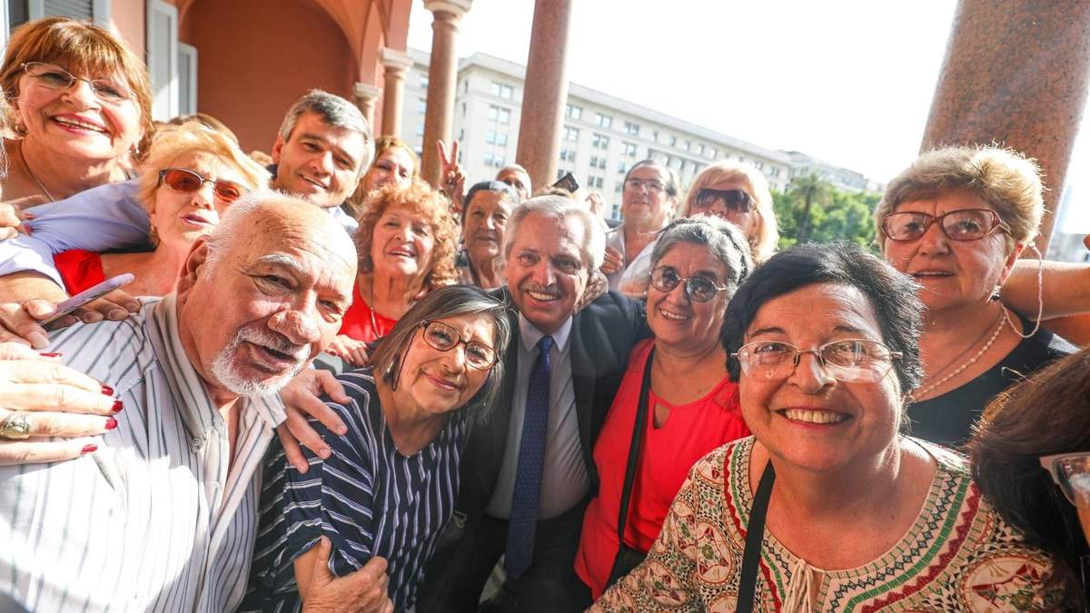 Jubilados (foto: Casa Rosada).