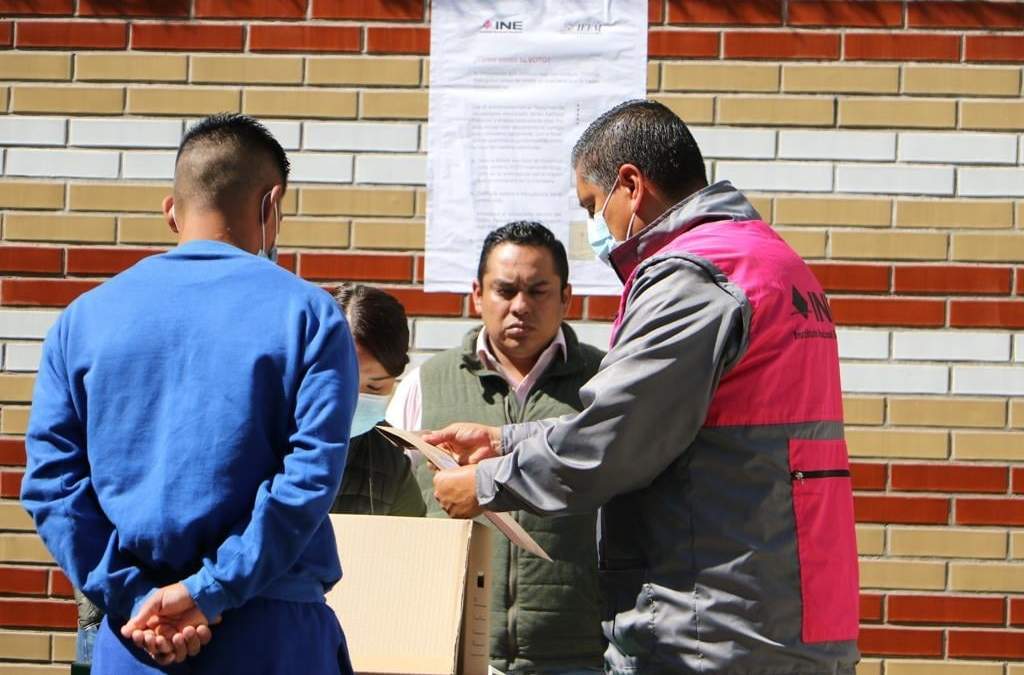 Voto en un centro penitenciario del Estado de México