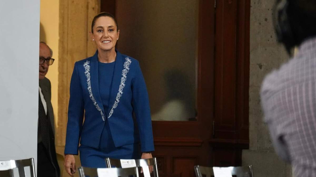 La conferencia del pueblo en Palacio Nacional de la presidenta Claudia Sheinbaum