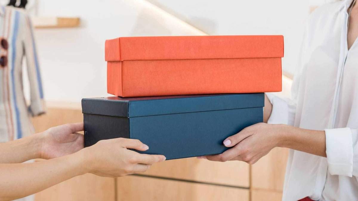 Cajas de zapatos. Fuente: (Instagram)