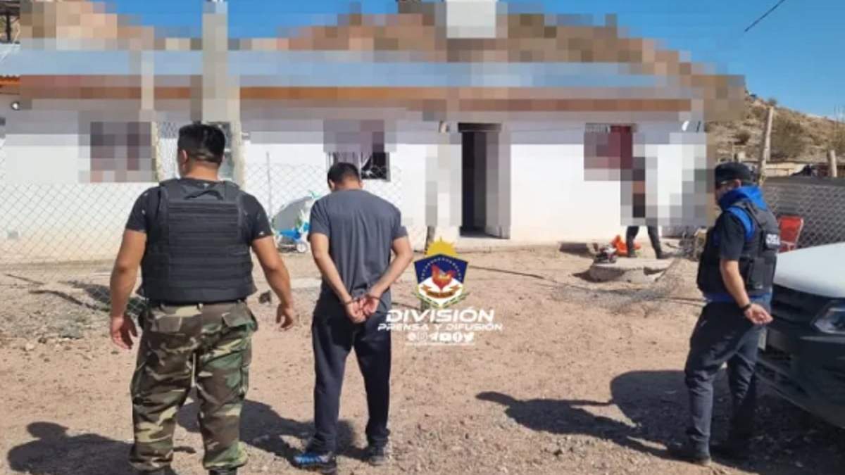 Un hombre de 20 años fue detenido. Fuente: (Policía Neuquén)