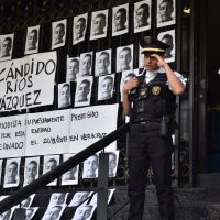 Periodistas protestan en la Segob por asesinato de Cándido Ríos