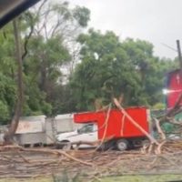 Lluvias en CDMX provocan caída de árboles, encharcamientos y un incendio en Cerro de la Estrella