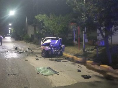 Un hombre murió y otro está grave tras un fuerte choque en Guaymallén