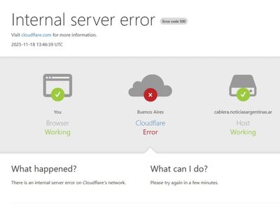 Caída global de Cloudflare: Canva, X y miles de webs no funcionan