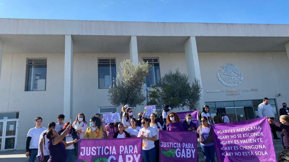 Protesta en favor de Gabriela