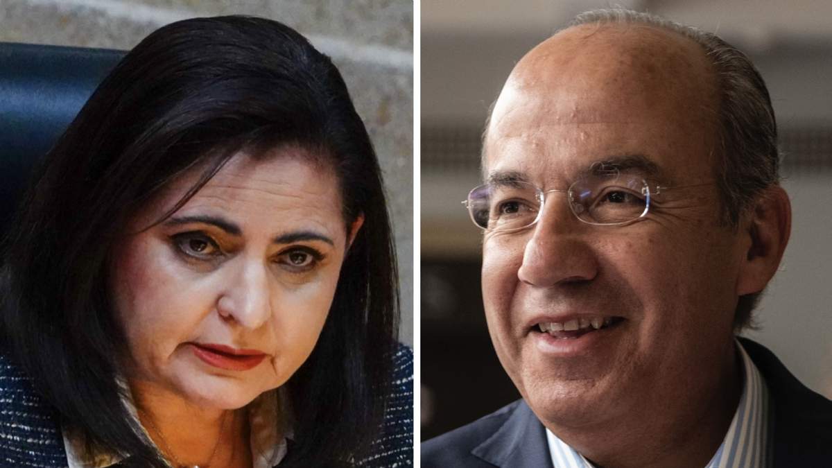 Mónica Soto y Felipe Calderón