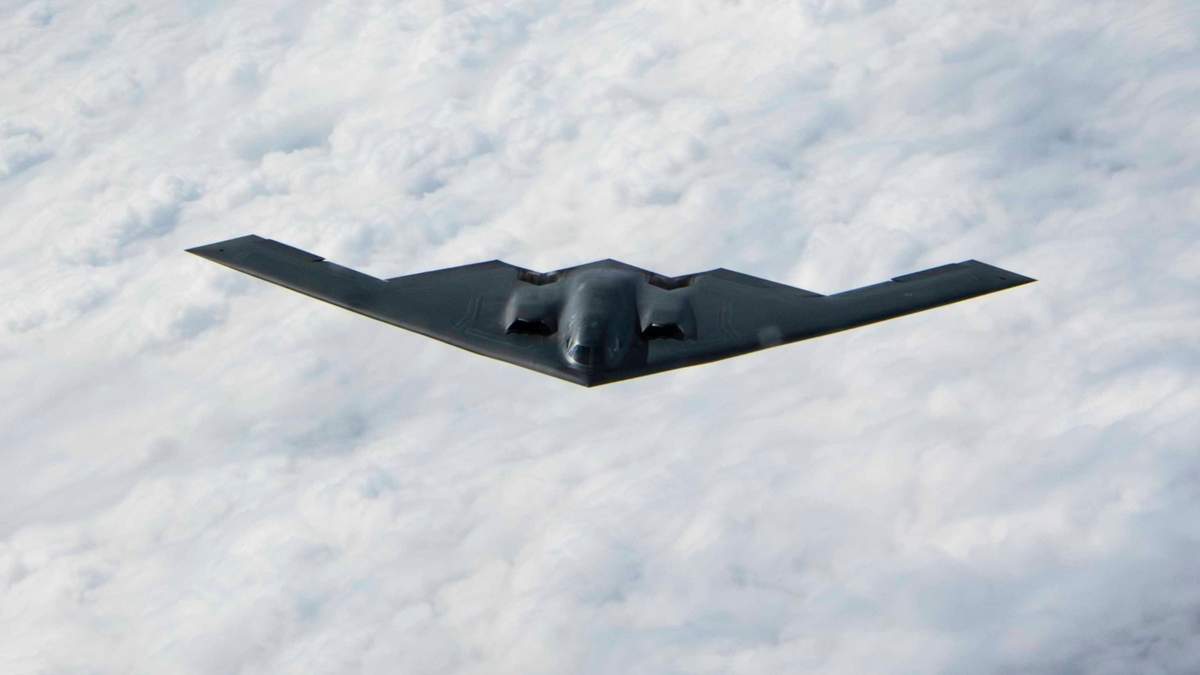 Un bombardero B-2 de la Fuerza Aérea de Estados Unidos