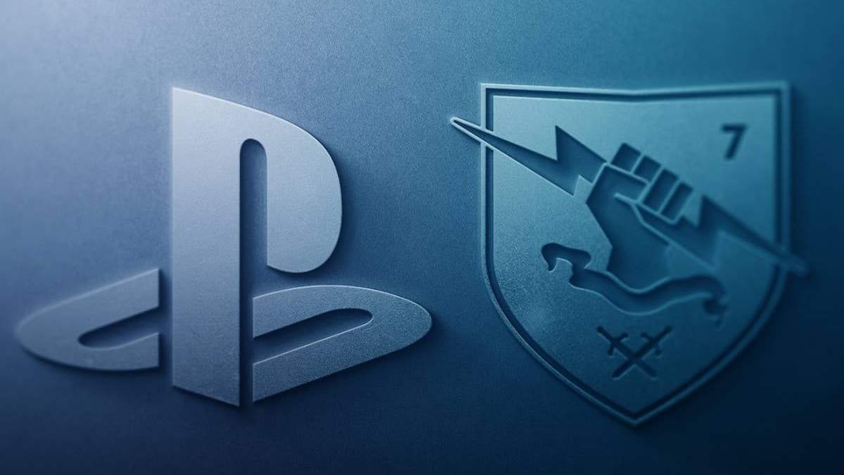Emblemas de PlayStation y la desarrolladora de juegos