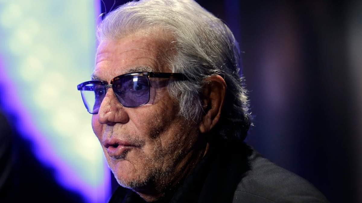 El diseñador de moda italiano Roberto Cavalli