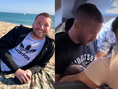 Quién es Josh Longood, exluchador que controló a pasajero que intentó abrir la puerta de un avión