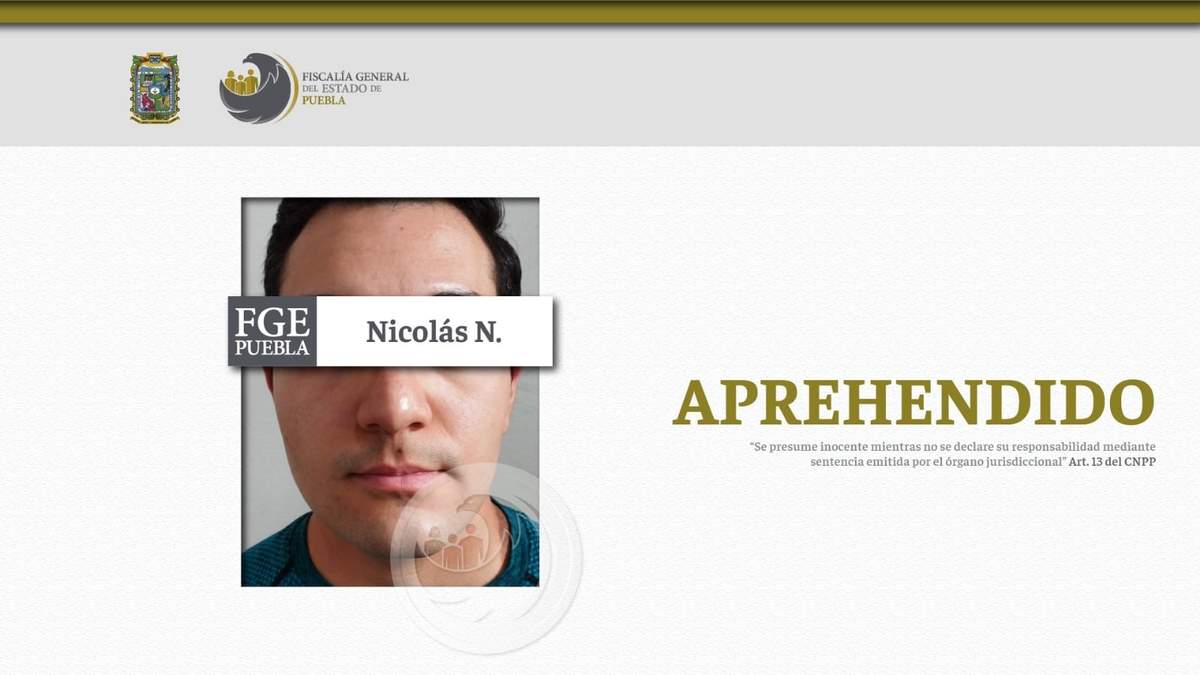 Nicolás "N", acusado de abuso sexual de una menor de tres años en un kínder de San Andrés Cholula, Puebla