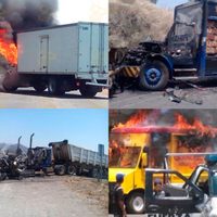 Arresto de 12 sujetos causa bloqueos y quema de vehículos en Michoacán