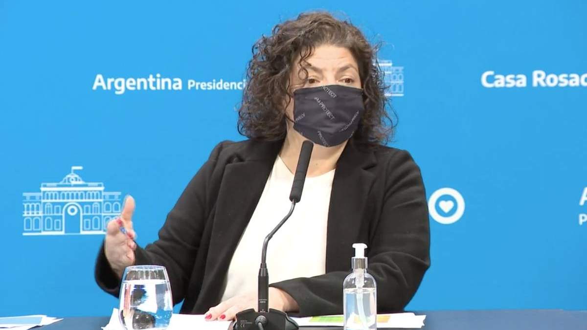 Carla Vizzotti, ministra de Sanidad