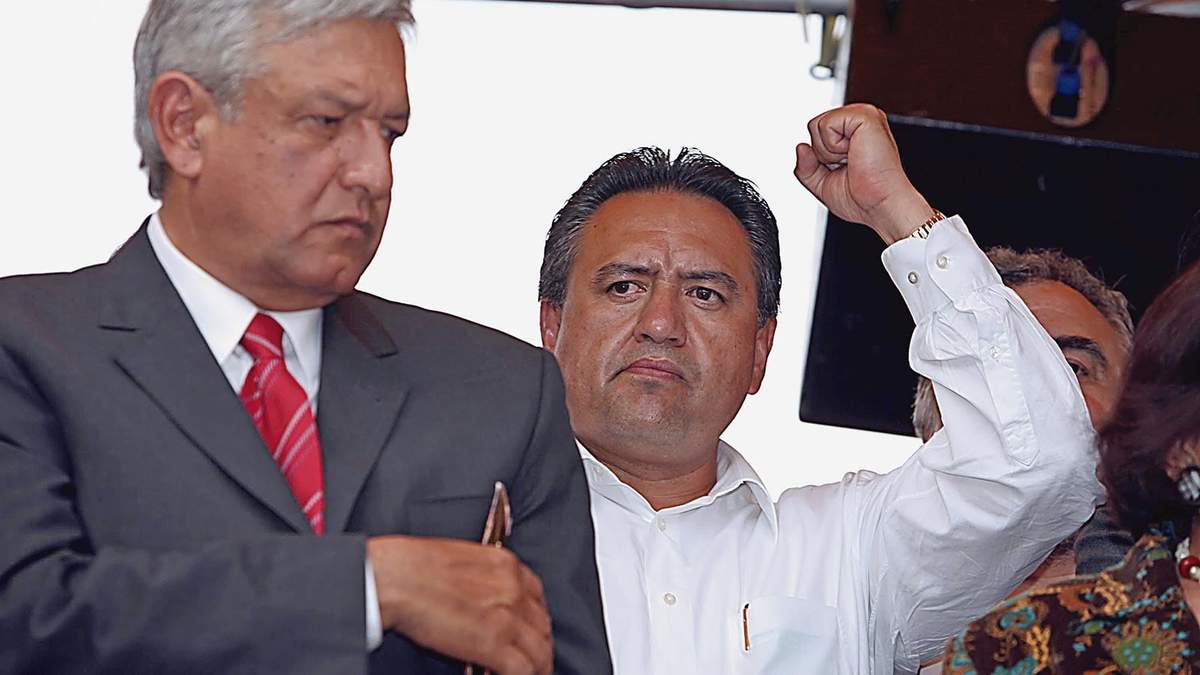 López Obrador y Martín Esparza
