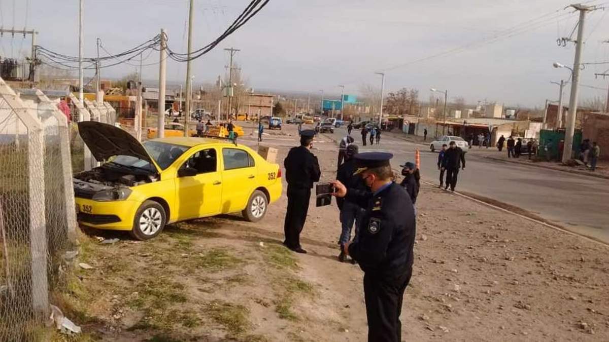 Taxista baleado en el barrio Cuenca XV. Fuente: (Twitter)