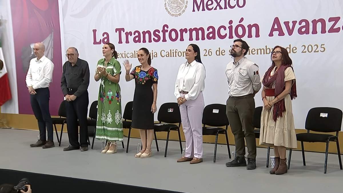 La presidenta Claudia Sheinbaum en Mexicali