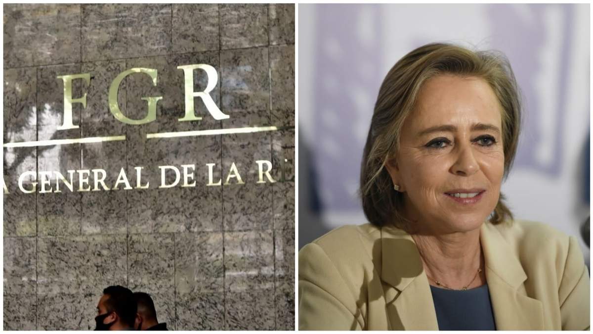 Fachada de la Fiscalía General de la República (FGR) y la presidenta de Mexicanos Contra la Corrupción y la Impunidad (MCCI), María Amparo Casar