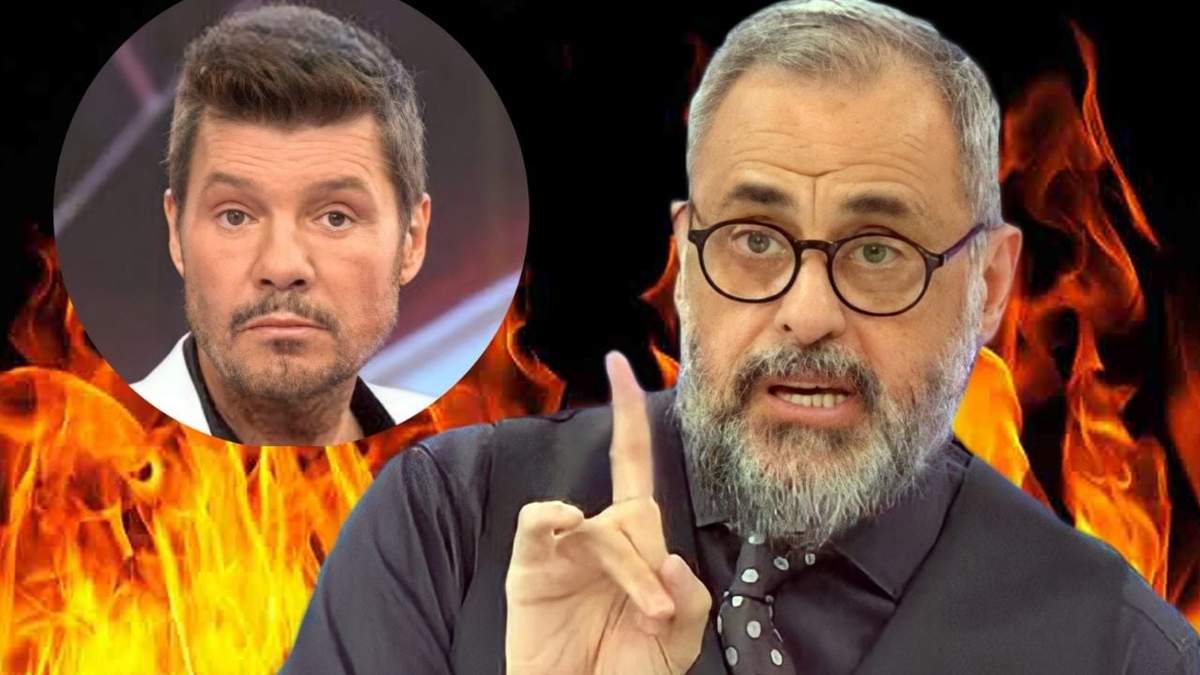 Marcelo Tinelli y Jorge Rial. Fuente: (Minuto Neuquén)