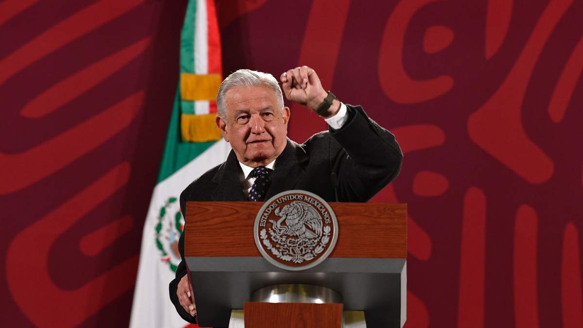 El presidente López Obrador
