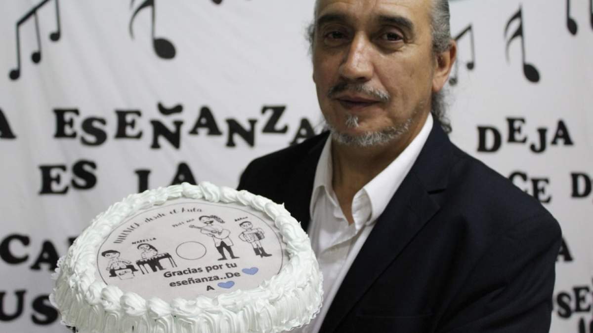 Raúl "Rulo" Mendoza en un día muy significativo en su trayectoria. Fuente:(Daniel Signorile).