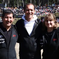 Omar Gutiérrez celebró la fecha del Mundial de Motocross en Villa La Angostura
