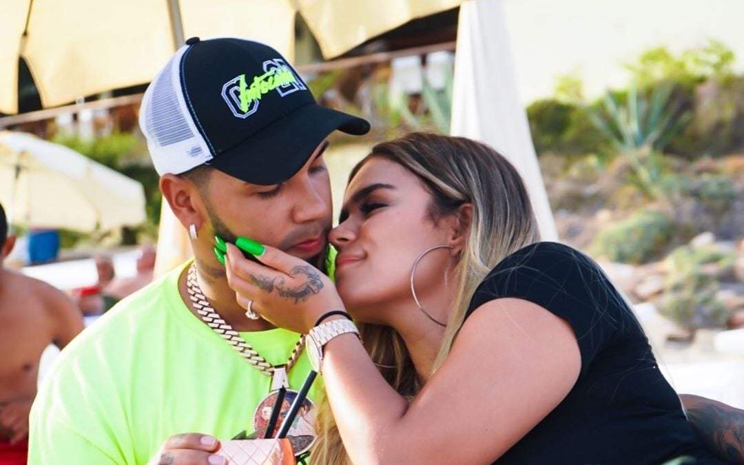 Anuel AA y Karol G. Fuente: (Instagram)