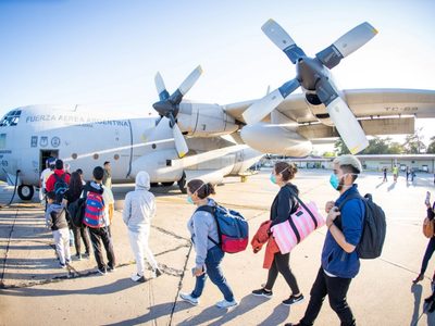 Un Hércules salió a Perú para traer los últimos repatriados