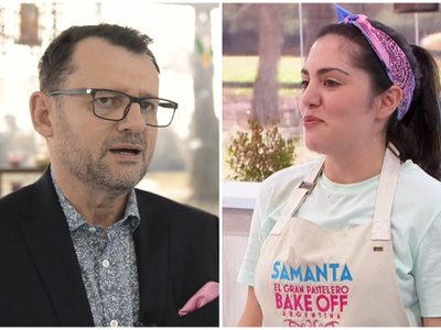 "Suerte chiquita": el mensaje de Christophe Krywonis a Samanta tras su actitud en "Bake Off"