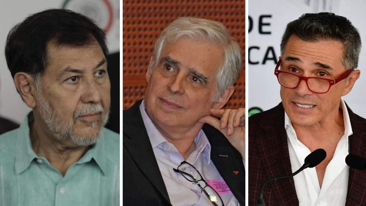 Gerardo Fernández Noroña Rafael Barajas “El Fisgón” y Sergio Mayer.