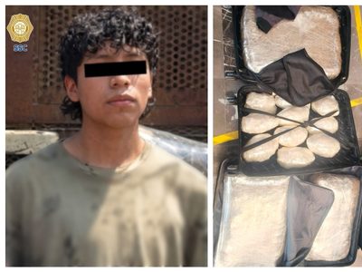 Lo detienen con 47 kilos de mariguana cuando pretendía viajar a Veracruz desde la TAPO