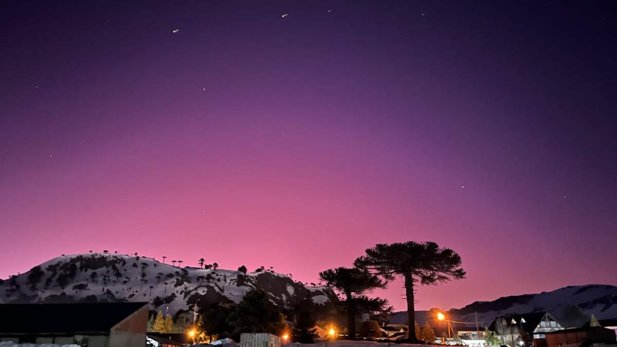 A la noche se esperan las temperaturas más bajas de la jornada en la zona cordillerana. Fuente: (Facebook)