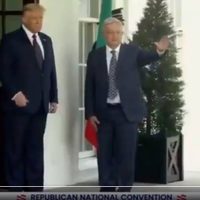 Trump usa imagen de AMLO en promo de su campaña y arremete contra migrantes