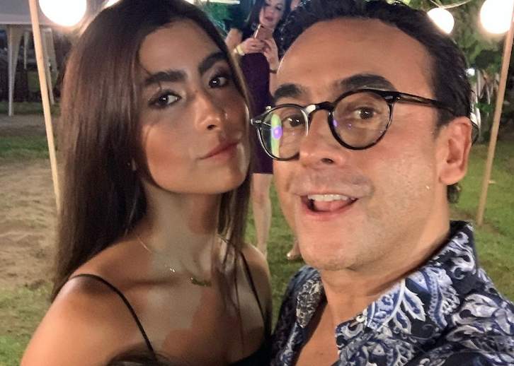 Adal Ramones y su hija Paola. Fuente: (Instagram)